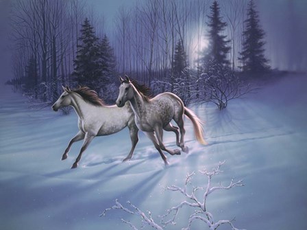 Winter Evening by Kirk Reinert art print