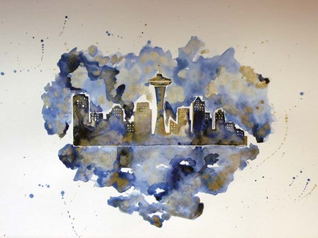 Seattle on my Mind by Lauren Moss art print