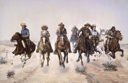 Hell Bent for Town by Les Ray art print