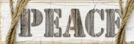 Country Wood Sign V3 1 by LightBoxJournal art print
