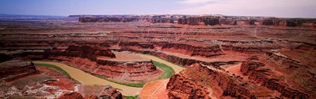 Rock Formations on a Landscape, Canyonlands National Park, Colorado River, Utah by Panoramic Images art print