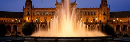 Plaza De Espana, Seville, Spain by Panoramic Images art print