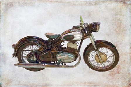 Ardie Motorcycle by Ramona Murdock art print