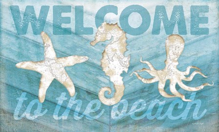 Coastal Welcome by Jennifer Pugh art print