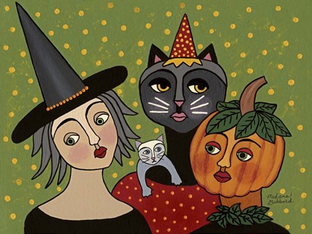 Fall Friends by Medana Gabbard art print