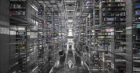 La Ciudad De Los Libros by Moises Levy art print