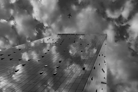 Fusion and plane by Moises Levy art print