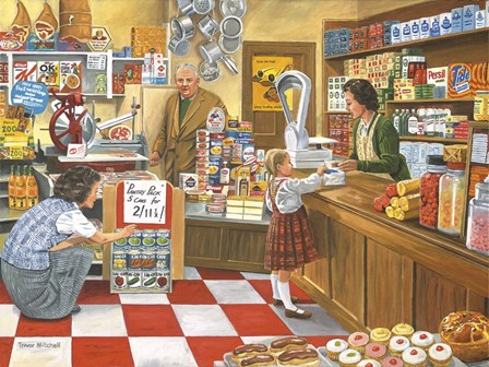 Open All Hours by Trevor Mitchell art print