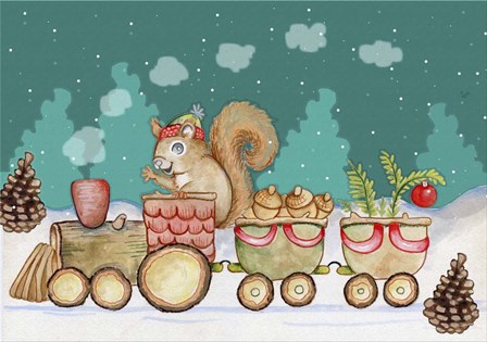 Woodland Express by Valarie Wade art print