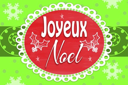 Joyeux Noel by Valarie Wade art print
