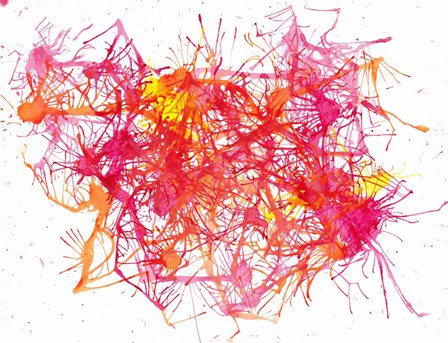Splatters 2 by Hello Angel art print