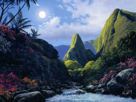 Green Peak by Anthony Casay art print