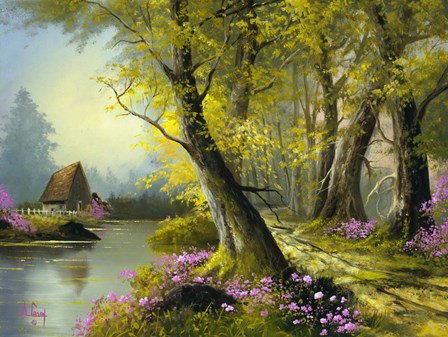 Country Cottage by Anthony Casay art print