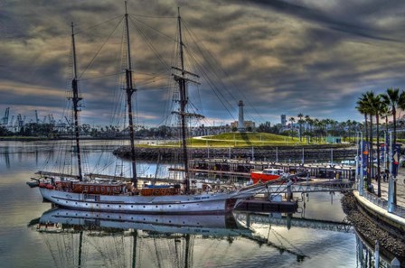Harbor Town by Robert Kaler art print