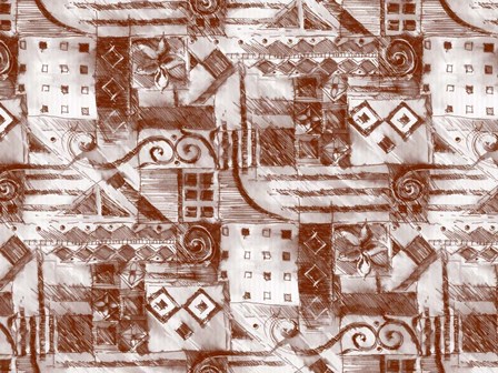 Brown and Cream by Stessi art print