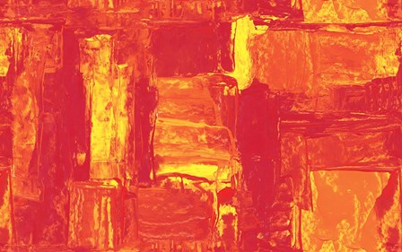 Orange Burst by Stessi art print