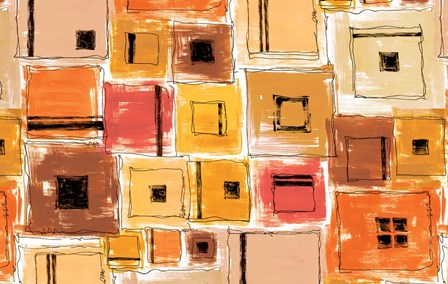 Black Centers by Stessi art print