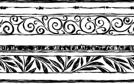 Leaves and Curls by Stessi art print