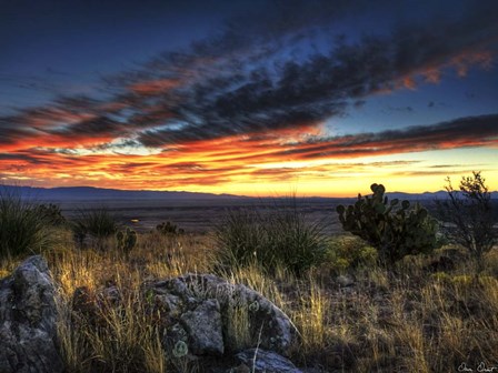 Sunset in the Desert IV by David Drost art print