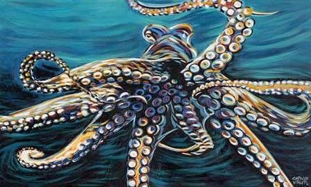 Wild Octopus II by Carolee Vitaletti art print