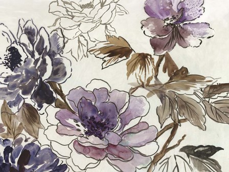 Plum Floral II by Asia Jensen art print