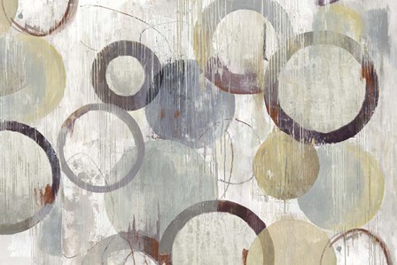 Brown Circles IIII by Tom Reeves art print