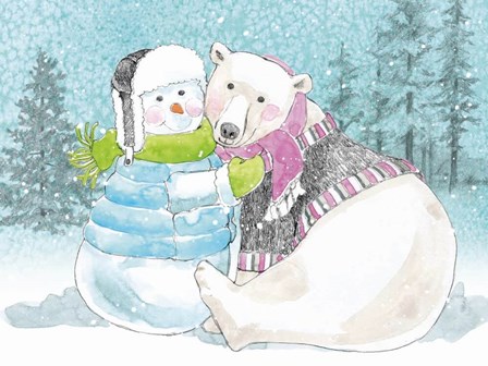 Polar Cap Friends III by Beth Grove art print