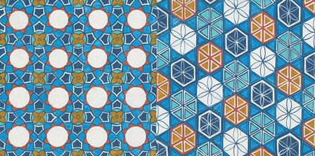 Hex Tiles by Kathrine Lovell art print