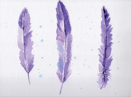 Lavender Feathers by Anne Seay art print