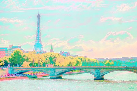 Pastel Paris by Ramona Murdock art print