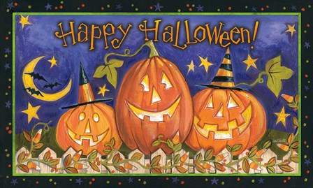 Halloween Wishes I by Anne Tavoletti art print
