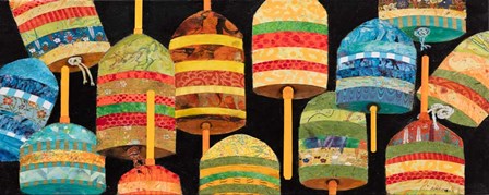 Buoy Collage Panel by Edith Green art print