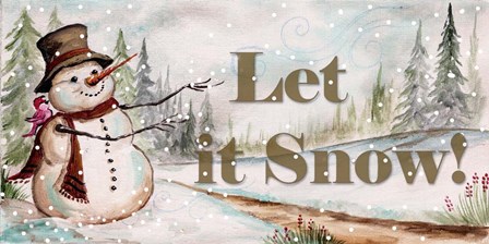 Let it Snow by Tre Sorelle Studios art print