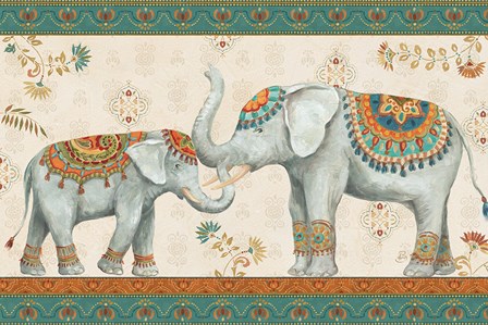 Elephant Walk I by Daphne Brissonnet art print