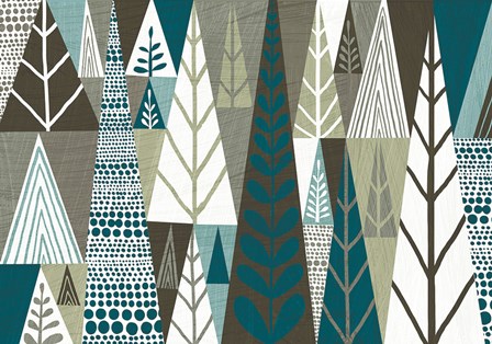 Geometric Forest by Michael Mullan art print