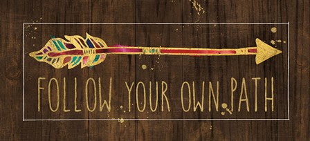 Beautiful Arrows III on Wood by Pela Studio art print