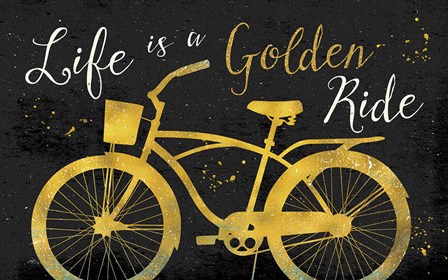Golden Ride III Dark by Pela Studio art print
