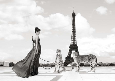 Trocadero View (detail) by Julian Lauren art print