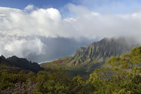 Kauai Kalalou Canyon by Mike Jones Photo art print