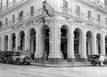 1930s Outside Facade Of Sloppy Joe&#39;S Bar by Vintage PI art print