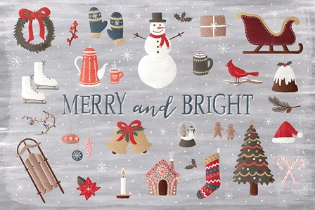 Christmas Cheer III by Laura Marshall art print