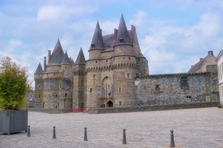 The Castle Of Vitre by Cora Niele art print