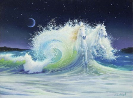 The Restless Seas by Jim Warren art print