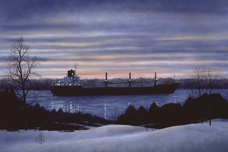 Last Ship Out by John Morrow art print