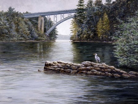 River of Blues by John Morrow art print