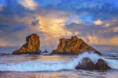 Bandon Rainbow Print by Darren White Photography art print