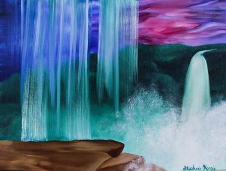 Waterfall by Stephanie Analah art print