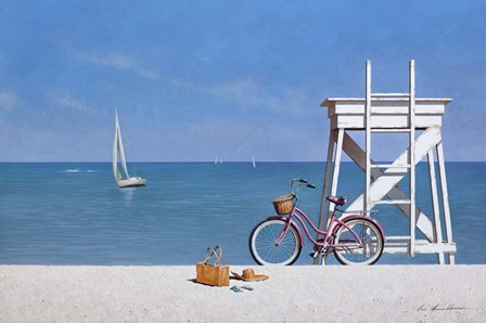 Beach Bike 3 by Zhen-Huan Lu art print