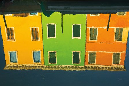 Reflections of Burano IX by Aledanda art print