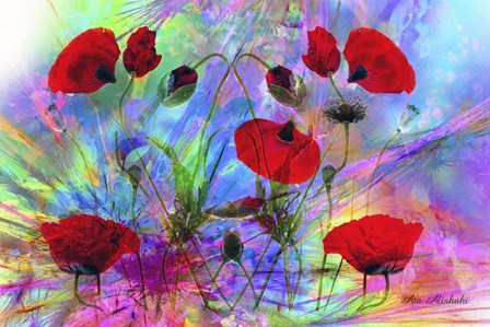 Color Explosyion 2 by Ata Alishahi art print